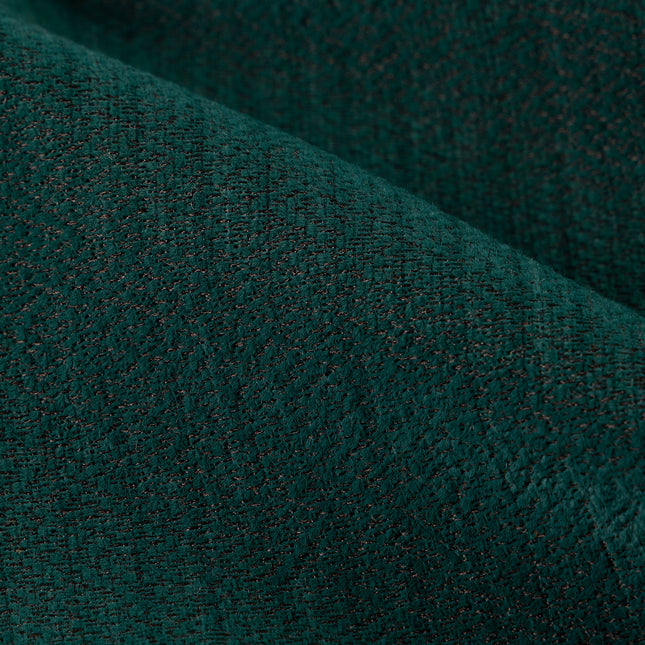 Teal green colour textured pattern velvet flock Easy Clean sofa, chair and curtain fabrics (Dual side)