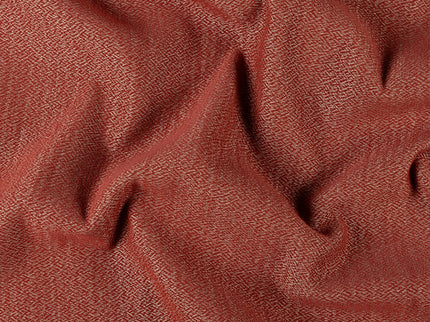 Rust red colour textured pattern velvet flock readymade cushion cover