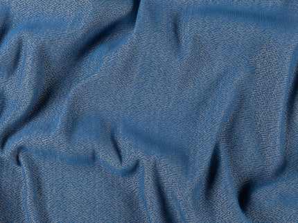 Royal blue colour textured pattern velvet flock readymade cushion cover