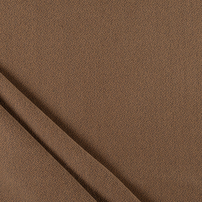 Brown colour textured pattern velvet flock Easy Clean sofa, chair and curtain fabrics (Dual side)