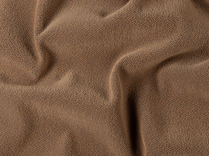 Brown colour textured pattern velvet flock readymade cushion cover