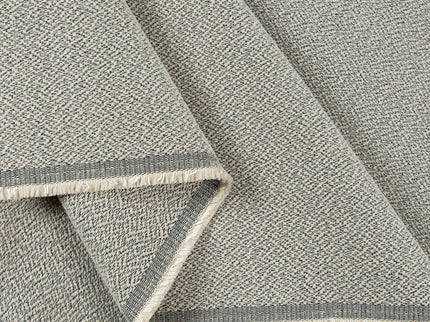 Grey colour textured pattern velvet flock Easy Clean sofa, chair and curtain fabrics (Dual side)