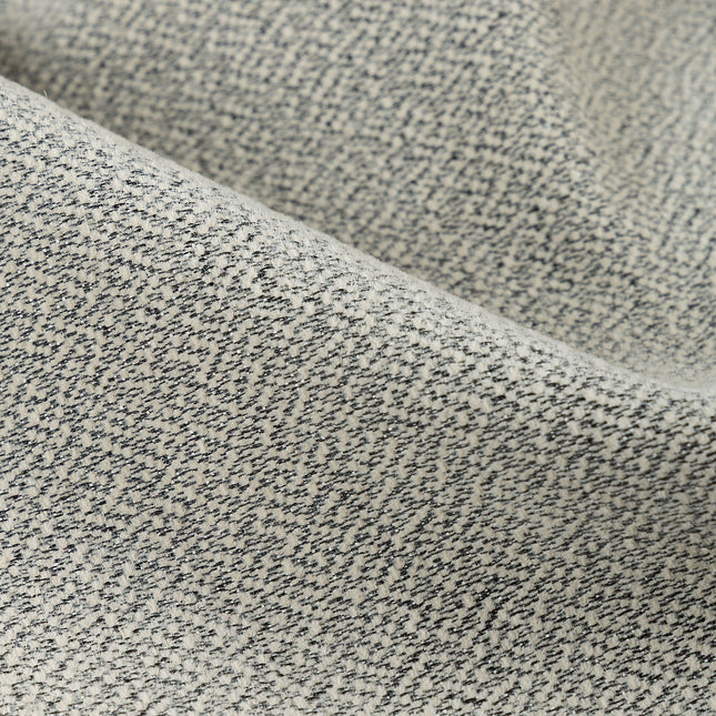 Grey colour textured pattern velvet flock Easy Clean sofa, chair and curtain fabrics (Dual side)