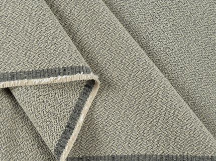 Greenish grey colour textured pattern velvet flock Easy Clean sofa, chair and curtain fabrics (Dual side)
