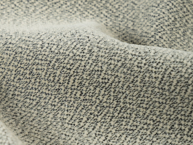 Greenish grey colour textured pattern velvet flock Easy Clean sofa, chair and curtain fabrics (Dual side)