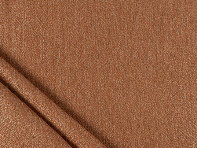 Rust colour textured pattern velvet flock Easy Clean sofa, chair and curtain fabrics (Dual side)