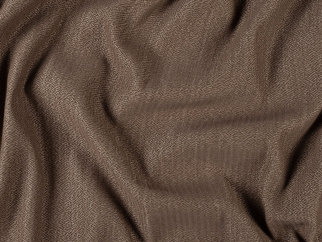 Dark brown colour textured pattern velvet flock Easy Clean sofa, chair and curtain fabrics (Dual side)