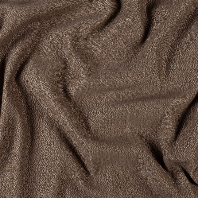 Dark brown colour textured pattern velvet flock Easy Clean sofa, chair and curtain fabrics (Dual side)