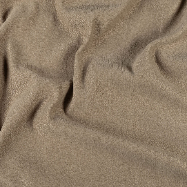 Taupe colour textured pattern velvet flock Easy Clean sofa, chair and curtain fabrics (Dual side)