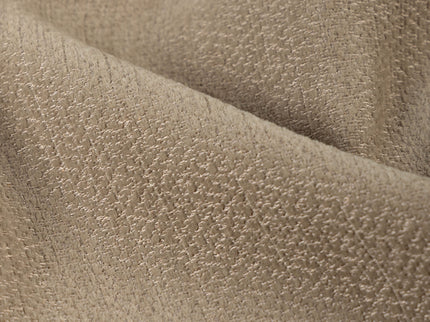 Taupe colour textured pattern velvet flock readymade curtain