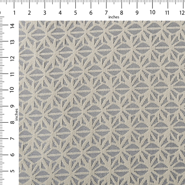 Grey colour geometric floral pattern velvet flock Easy Clean sofa, chair and curtain fabrics (Dual side)