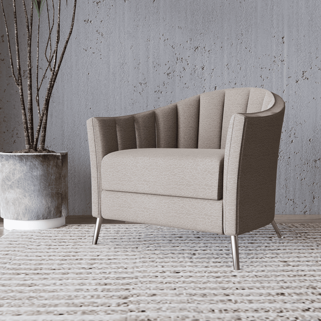 Dark Beige Colour Textured Velvet Flock Easy Clean Sofa, Chair and Curtain Fabric