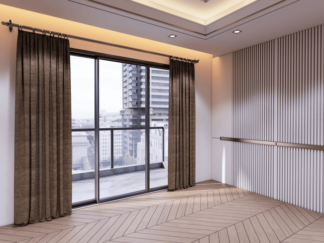 Brown Colour Textured Velvet Flock Easy Clean Sofa, Chair and Curtain Fabric