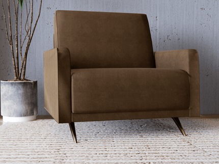 Light Brown Colour Textured Velvet Flock Easy Clean Sofa, Chair and Curtain Fabric