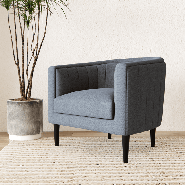 Cement Grey Colour Textured Velvet Flock Easy Clean Sofa and Chair Fabric