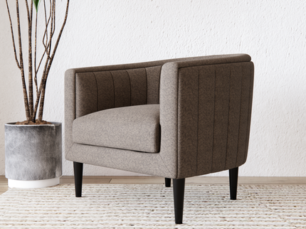 Beige Colour Textured Velvet Flock Easy Clean Sofa and Chair Fabric