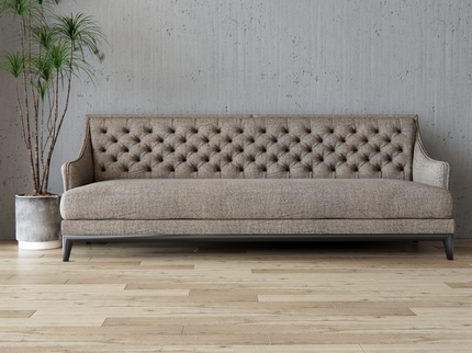 Light Beige Colour Leather like Textured Suede Sofa and Chair Fabric