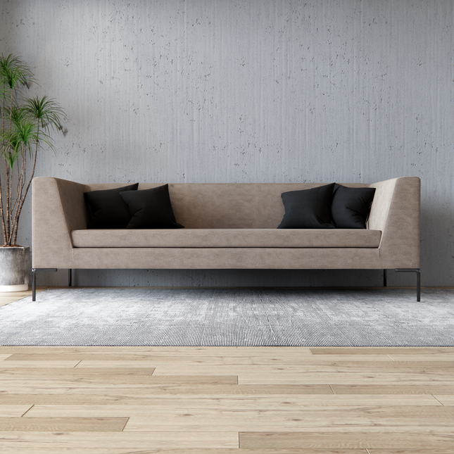 Light Beige Colour Leather Texture Suede Sofa and Chair Fabric