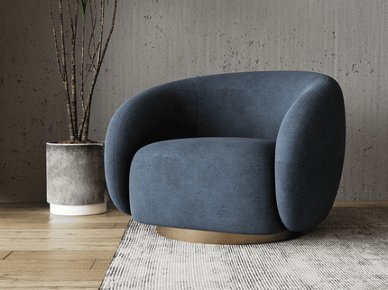 Charcoal Blue Colour Leather Texture Suede Sofa and Chair Fabric
