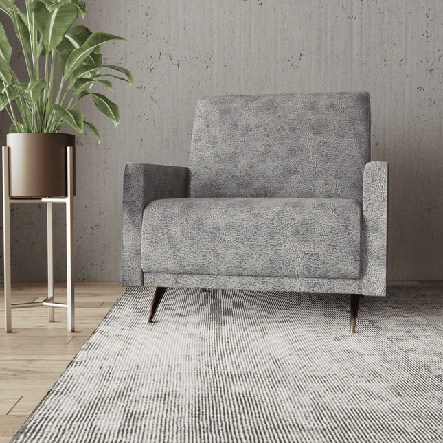 Cement Grey Colour Leather Texture Suede Sofa and Chair Fabric