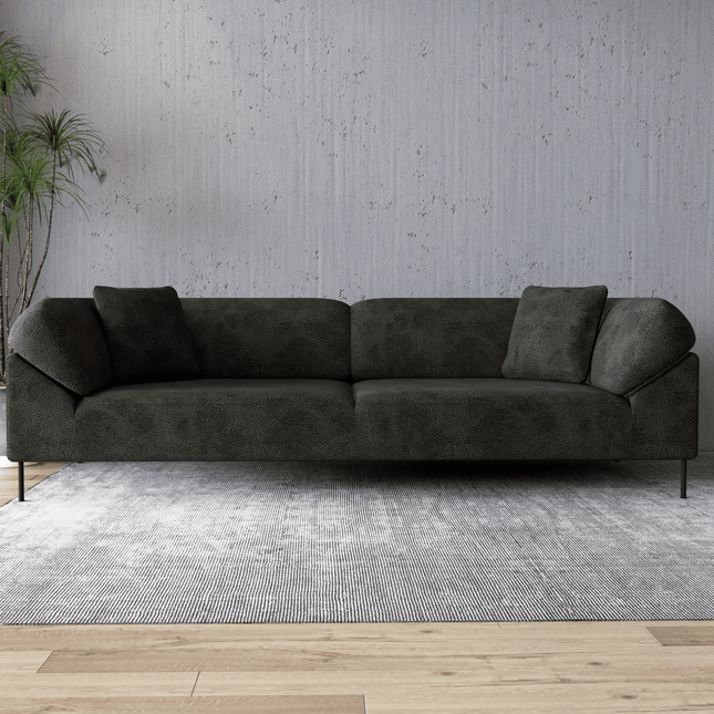 Army Green Colour Leather Texture Suede Sofa and Chair Fabric