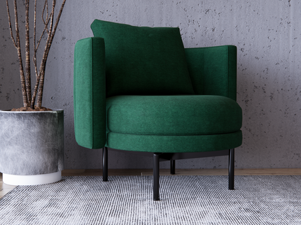 Medium Green Colour Plain Velvet Flock Easy Clean Sofa, Chair and Curtain Fabric