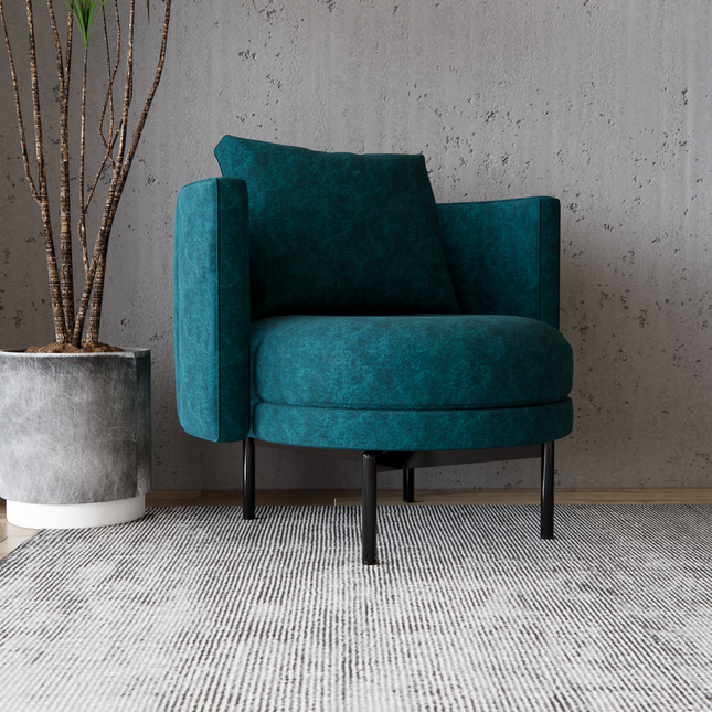 Turquoise Colour Plain Velvet Flock Easy Clean Sofa, Chair and Curtain Fabric