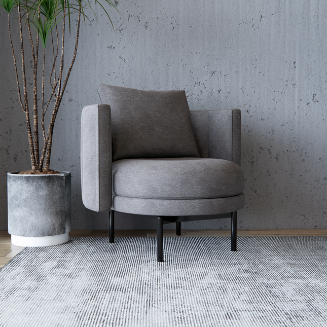 Dark Grey Colour Plain Velvet Flock Easy Clean Sofa, Chair and Curtain Fabric