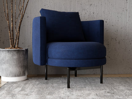Royal Blue Colour Plain Velvet Flock Easy Clean Sofa, Chair and Curtain Fabric