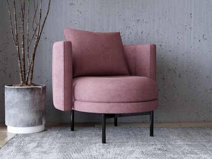 Ultra Pink Colour Plain Velvet Flock Easy Clean Sofa, Chair and Curtain Fabric