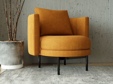 Dark Yellow Colour Plain Velvet Flock Easy Clean Sofa, Chair and Curtain Fabric