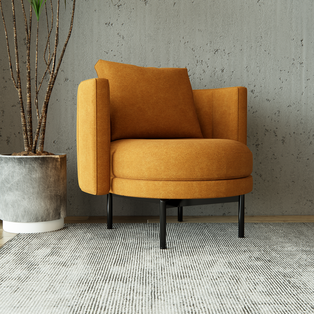 Dark Yellow Colour Plain Velvet Flock Easy Clean Sofa, Chair and Curtain Fabric