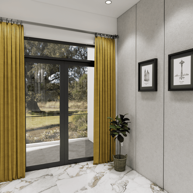 Dark Yellow Colour Textued Velvet Flock Easy Clean Sofa, Chair and Curtain Fabric