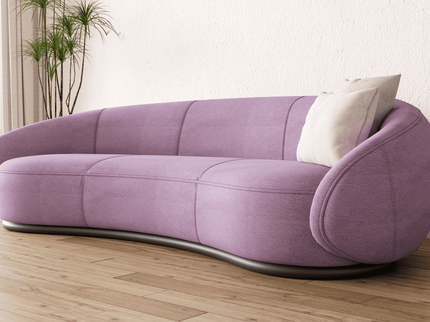 French Pink Colour Embossed Leaves Pattern Velvet Flock Easy Clean Sofa, Chair and Curtain Fabric