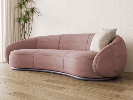 Peanut Brown Colour Embossed Leaves Pattern Velvet Flock Easy Clean Sofa, Chair and Curtain Fabric