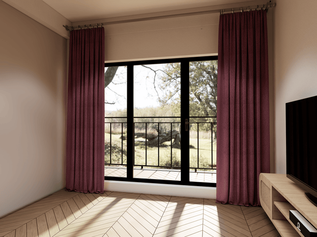 Earthy Mauve Colour Textured Suede Sofa, Chair and Curtain Fabric