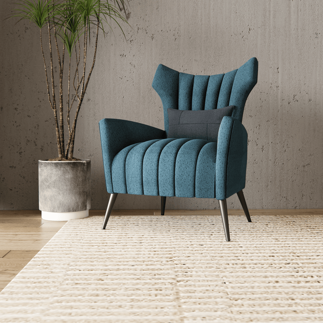 Aqua Green Colour Textured Suede Sofa, Chair and Curtain Fabric