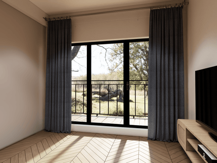 Medium Grey Colour Textured Suede Sofa, Chair and Curtain Fabric