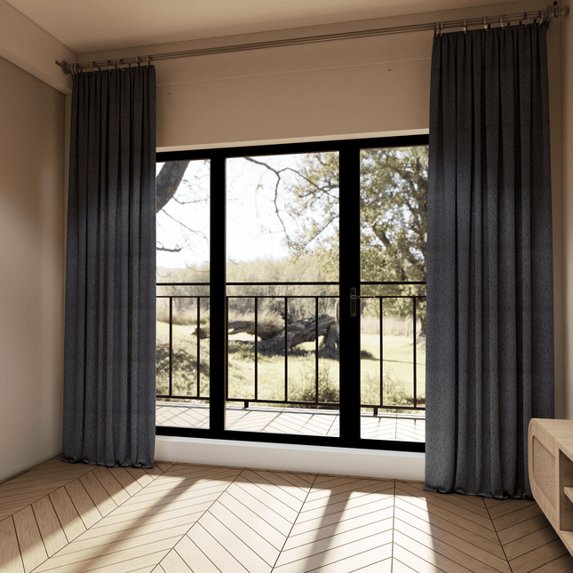 Medium Grey Colour Textured Suede Sofa, Chair and Curtain Fabric