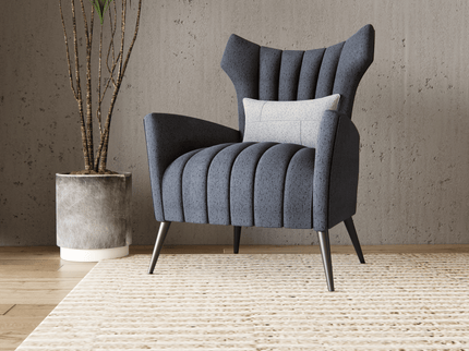 Stone Grey Colour Textured Suede Sofa, Chair and Curtain Fabric