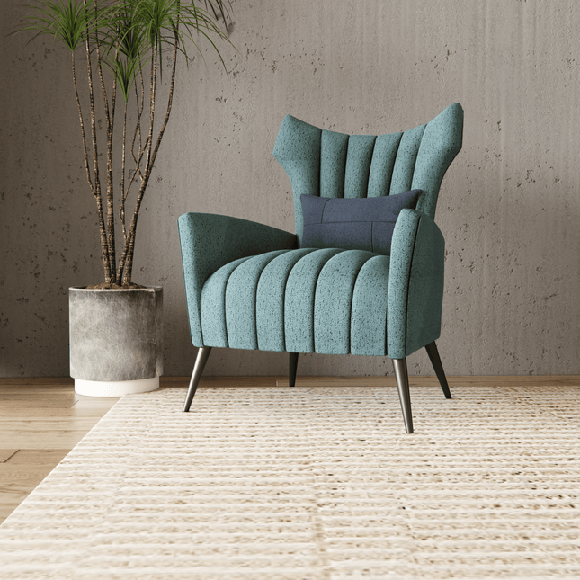 Olive Green Colour Textured Suede Sofa, Chair and Curtain Fabric