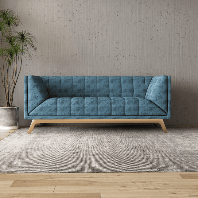 Seafoam Green Color Textured Suede Sofa, Chair and Curtain Fabric