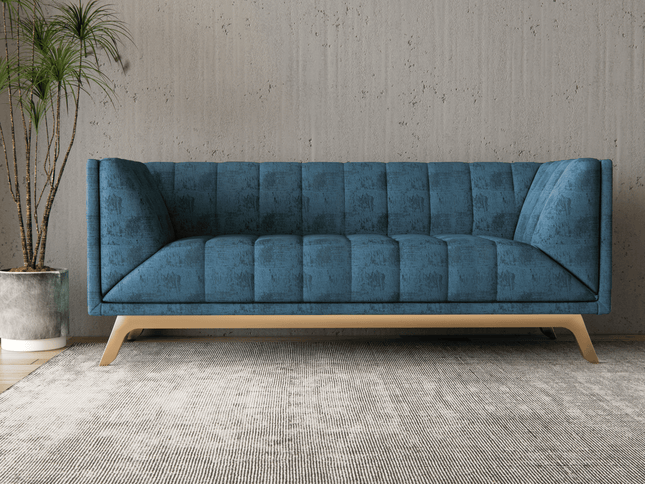 Aqual Green Colour Textured Suede Sofa, Chair and Curtain Fabric