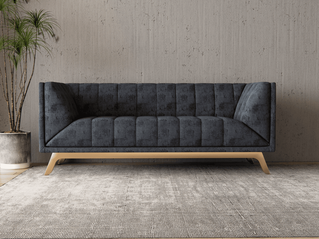 Medium Grey Colour Textured Suede Sofa, Chair and Curtain Fabric