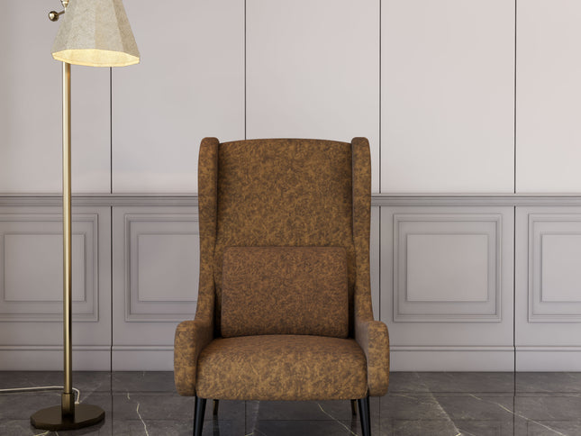 Cafe Noir Brown Colour Textured Velvet Flock Easy Clean Sofa, Chair and Curtain Fabric