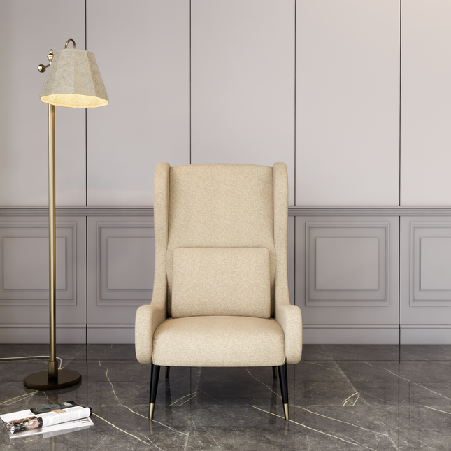 Light Camel Yellow Colour Textured Velvet Flock Easy Clean Sofa, Chair and Curtain Fabric