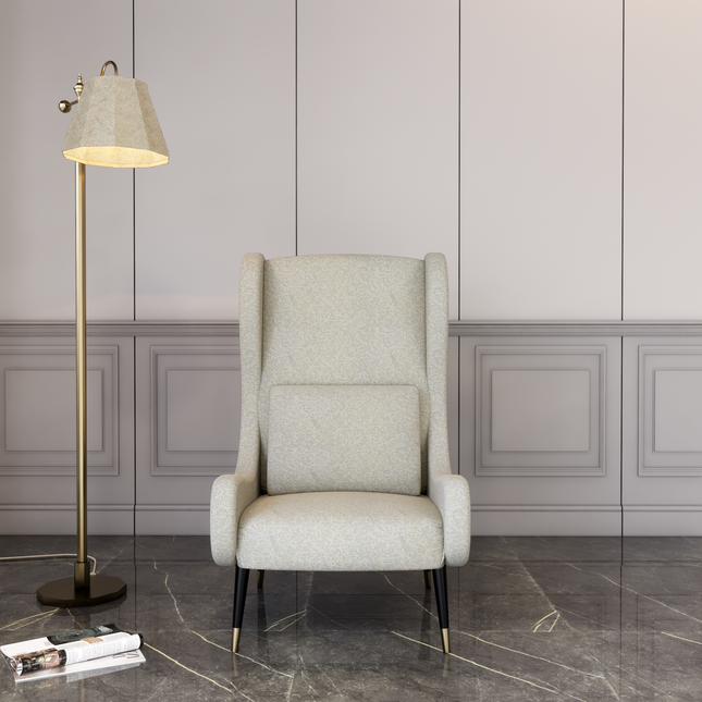 Light cream Colour Textured Velvet Flock Easy Clean Sofa, Chair and Curtain Fabric