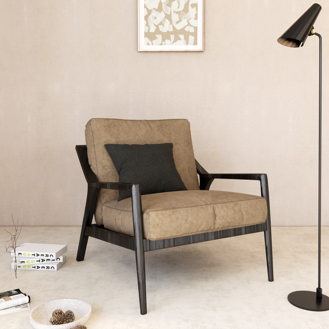 Light Brown Colour Textued Velvet Flock Easy Clean Sofa, Chair and Curtain Fabric