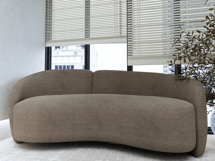 Beige Colour Geometric Pattern Velvet Flock Easy Clean Sofa and Chair Fabric