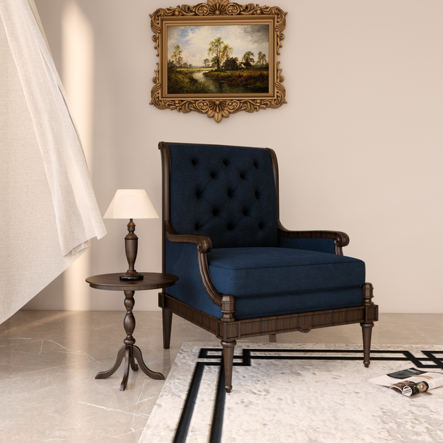 Dark Greyish Blue Colour Brushed Textured Velvet Flock Easy Clean Sofa, Chair and Curtain Fabric